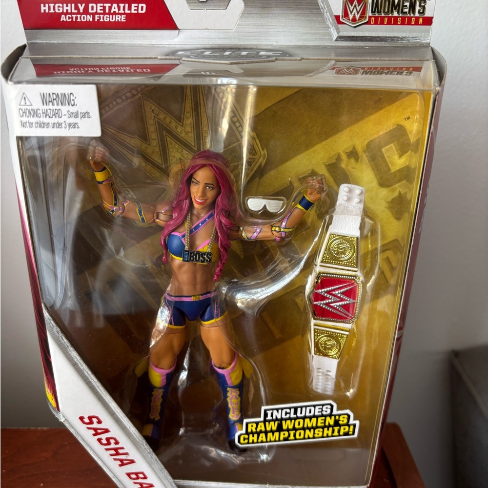 Sasha Banks WWE Action Figure with Belt